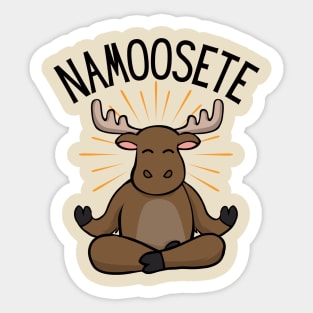 Moose Design Namoosete Sticker